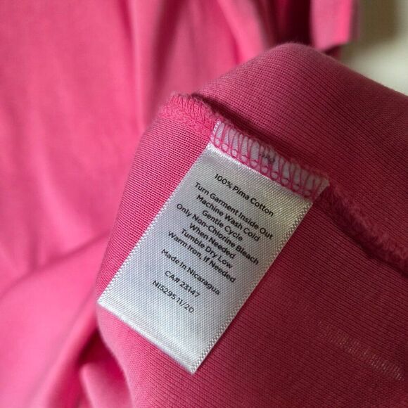 NEW W/O TAGS TALBOTS THE TALBOTS TEE PINK SCOOP NECK TEE SIZE M - Picture 13 of 15